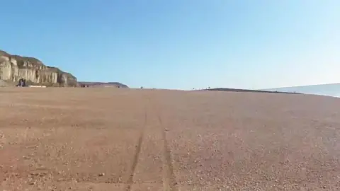 Google The Stade beach in Hastings