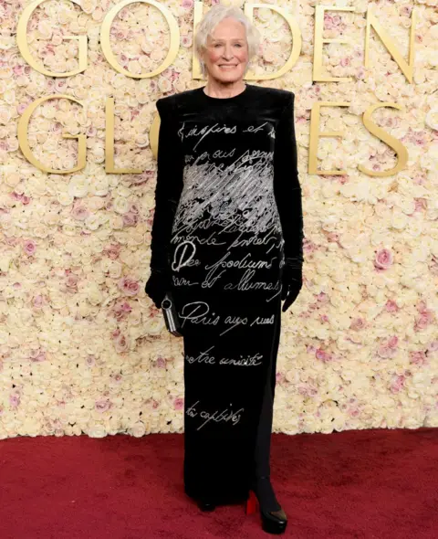 Getty Images Glenn Close attends the 82nd Annual Golden Globe Awards at The Beverly Hilton on January 05, 2025 in Beverly Hills, California