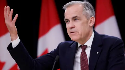 Canada's Prime Minister Mark Carney holds his first press conference since forming government.