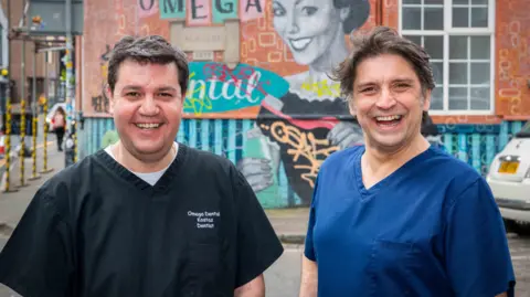 Conversation PR Konstantinos Petalotis (L) and Stefanos Kyriakidis say the expansion plans are exciting