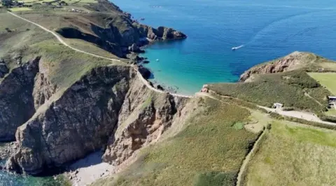 BBC A birds eye view of the Coupee in Sark
