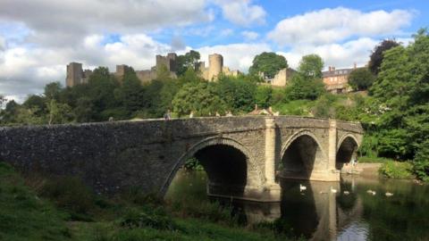 Ludlow Castle and Dinham bridge