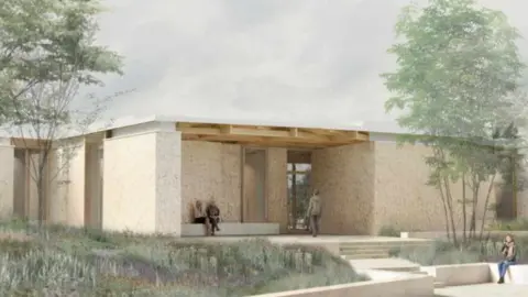 Jamie Fobert Architects Artist's impression of the Maggie's building