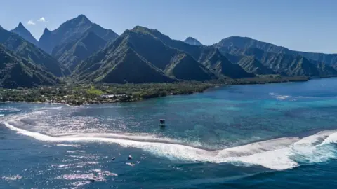 Reuters  A view of Teahupo'o Tahiti 