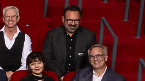 AMPAS James Mangold in the 97th Oscars nominees dinner class photo