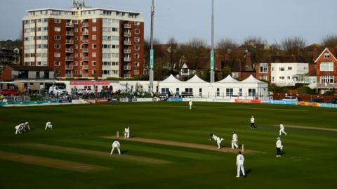 A view of Sussex County Cricket Club