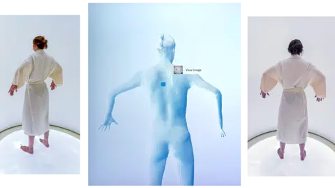 BBC and Neko Health Full body scan images