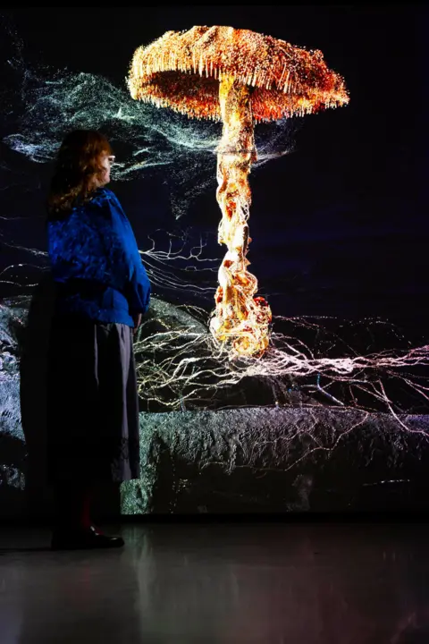 PA Media Picture of Fly Agaric at Somerset House, London 