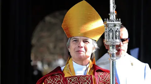 Church in Wales The Archbishop of Wales, Cherry Vann, in her regalia