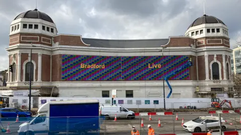 BBC Work on the Bradford Live venue is almost complete - but questions still surround its future