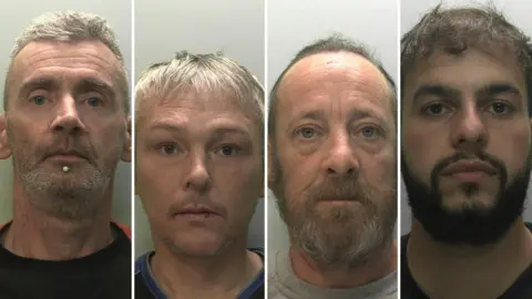 Four sentenced for violent disorder in Plymouth