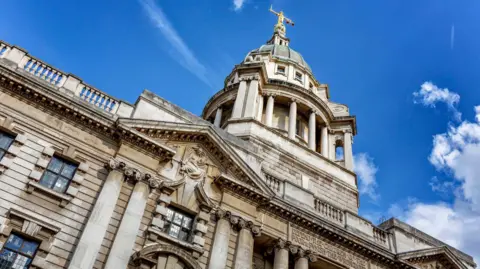 Getty Images A view up at the Old Bailey.