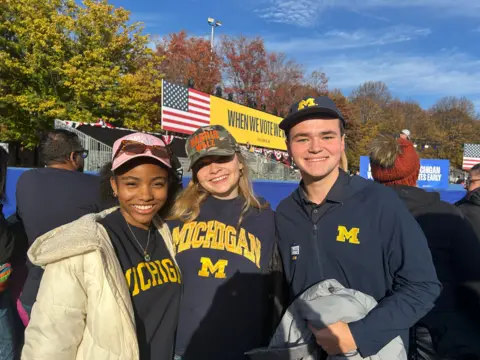  Hannah Brocks, Alannah Hjelm, and  Luke Meijer