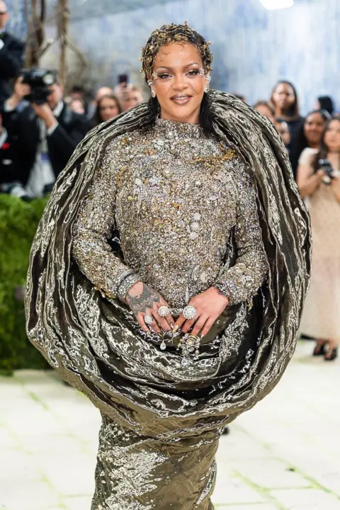 TheStewartofNY/Getty Images Rihanna attends the 2026 Met Gala Celebrating "Costume Art" at Metropolitan Museum of Art on May 04, 2026 in New York City. 