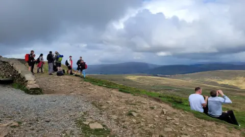 Other People at the summit of Whernside