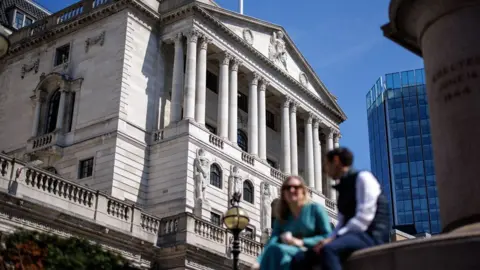 PA Media Exterior view of the Bank of England