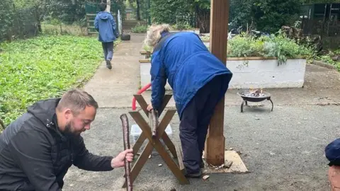 Irchester Country Park "Tree Fellas" group