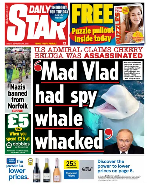  "Mad Vlad had spy whale whacked". 