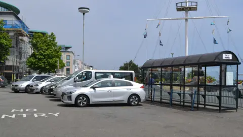 BBC Guernsey taxi rank