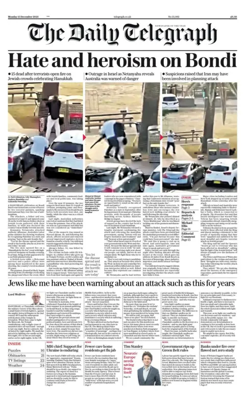 "Hate and heroism on Bondi".