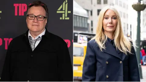 Russell T Davies and Gwyneth Paltrow