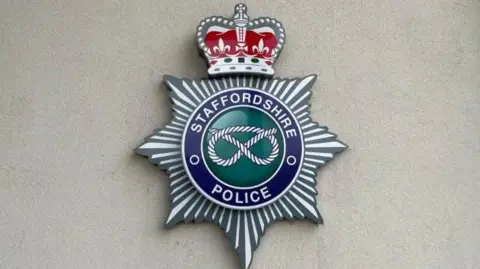 Staffordshire Police emblem, set against a pale background.