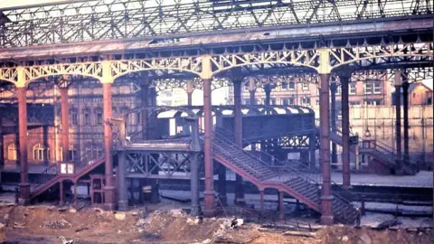 Bryan Jeyes View across the station during its demolition