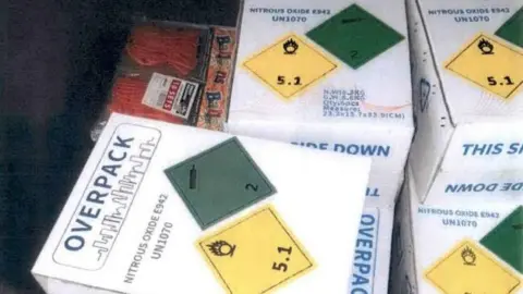 West Yorkshire Police Nitrous oxide