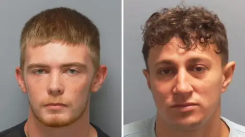 Hampshire Police Max Pike and Clayton Donnelly mugshots