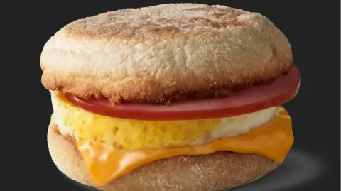 McDonald's Picture of McDonald's Egg McMuffin.