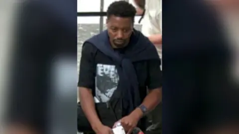 CCTV footage of wanted man Mark Tshuma
