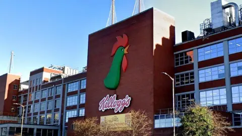 Google The Kellogg's factory in Trafford Park