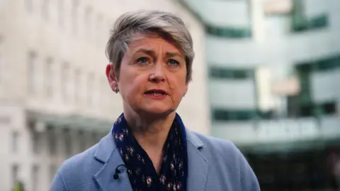 PA media/Victoria Jones Shadow home secretary Yvette Cooper