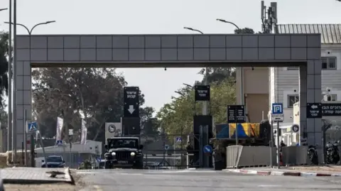 File photo showing the entrance to Sde Teiman military base in southern Israel