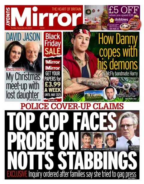  "TOP COP FACES PROBE ON NOTTS STABBINGS"