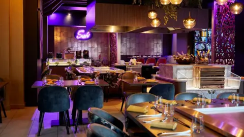 Katana Peterborough Interiors of Katana restaurant 