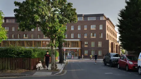 Philip Vile/RIBA A general view of The Appleby Blue Almshouse 