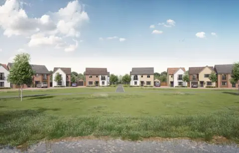 Persimmon Homes Virtual contruction of development