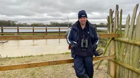 Yorkshire Water Reserve warden Richard Hampshire