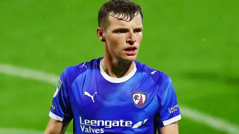 Bailey Hobson in action for Chesterfield 