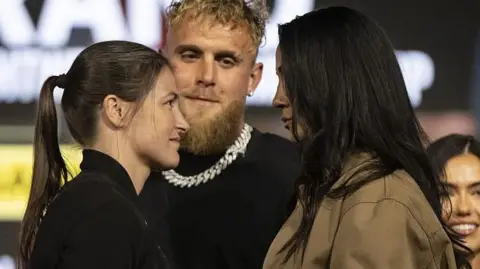 Katie Taylor faces off with Amanda Serrano