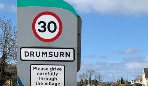 Drumsurn village sign