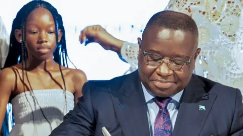 Sierra Leone presidency President Julius Maada Bio signs the Prohibition of Child Marriage Act into law