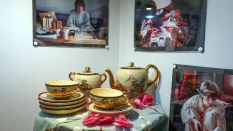 Beatles museum exhibits George Harrison's Japanese tea set