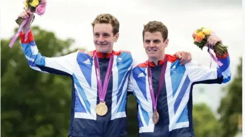 Reuters Brownlee brothers at London 2012