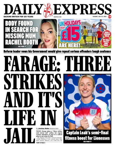  Three strikes and it's life in jail".