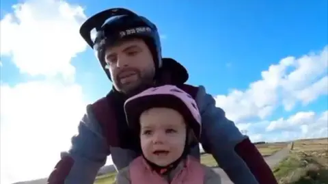 Gareth Williams and his daughter Indie 