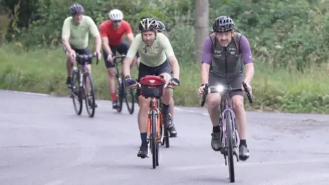 James Dunn/BBC Chris Boardman Manchester to Paris cycling challenge