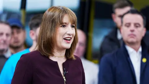 Chancellor of the Exchequer Rachel Reeves delivers a speech during a visit to Mellor Bus in Rochdale, Greater Manchester, to announce a multi-billion-pound boost for city transport in the North and the Midlands. Picture date: Wednesday June 4, 2025. PA Photo.
