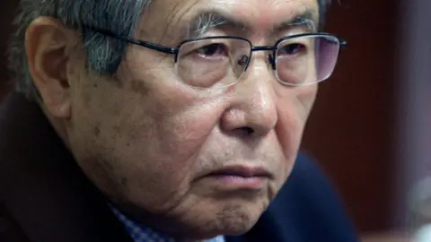 Reuters Alberto Fujimori in an archive photo from his 2008 trial